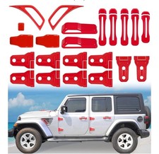 Door Hinge Cover Trim Exterior Accessories for Jeep Wrangler JKJKU Sport Rubicon