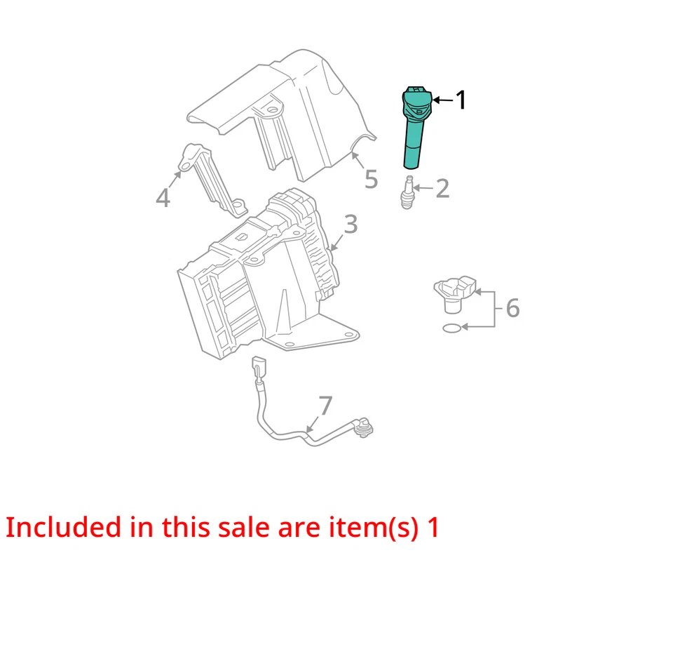 Paquete de encendedor de bobina de encendido Mitsubishi Galant 2004-2012 MCHPB Foto 3 de 4