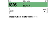 Reyher Knebelmutter DIN 6305 m.festem Knebel M 10 5 brüniert