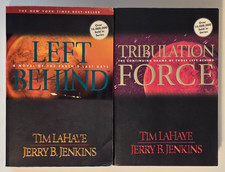 LEFT BEHIND & TRIBULATION FORCE  PAPERBACK  BY TIM LAHAYE & JERRY JENKINS