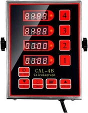 4 Channels Commercial Kitchen Timer Restaurant Timers Multi-Function Digital Tim