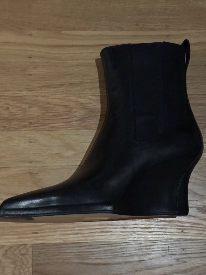 Botines Chelsea RAG & BONE Eclipse Cuero Cuña Negros Talla 39 8.5 Foto 3 de 3