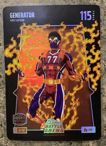 Vj Edgecombe GENERATOR Fire Battlefoil Rookie 2026 Bo Jackson Battle Arena 76ers