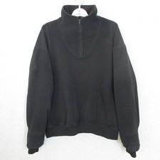 Zero Restriction Golf Outerwear 'Windstopper' 1/4-zip Black Pullover Men's Large