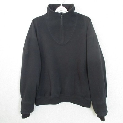 Zero Restriction Golf Outerwear 'Windstopper' 1/4-zip Black Pullover Men's Large
