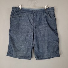 O'Neill Men's Shorts Blue Size 34 Cargo Flat Front Cotton Blend
