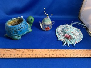 Vintage Pin Cushions, Lot of 3
