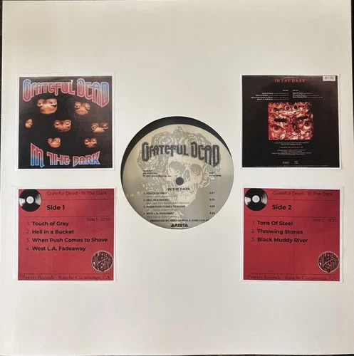 Grateful Dead In The Dark LP 1987 Arista AL-8452 Vinyl Original US Pressing