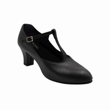 NWOB Capezio Jr. Footlight T-Strap Character Shoe Sz 11 M