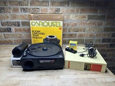 KODAK Carousel 750H Slide Projector with Original Box WON'T ADVANCE AS-IS PARTS
