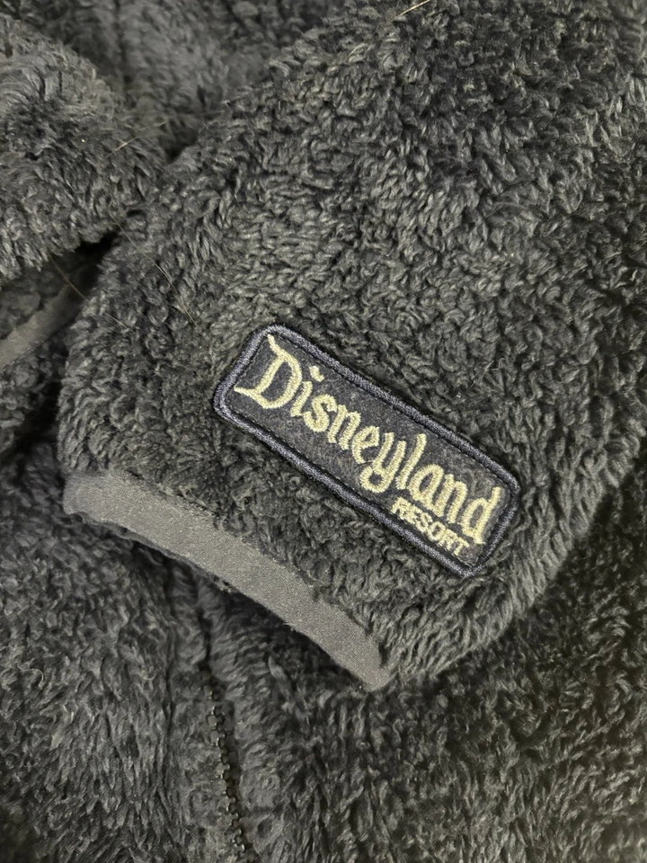Disneyland Parks Resort Mujer’s Pequeña Azul Peluche Polar Cremallera Completa Chaqueta Difusa Foto 3 de 4