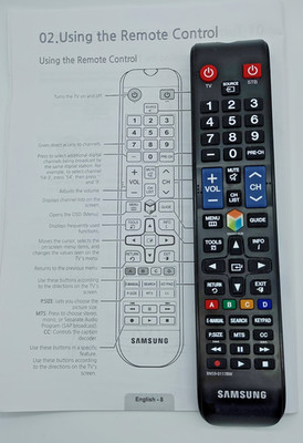 Samsung BN59-01178W Factory Original TV Remote + Instructions UN28H4500AS + more