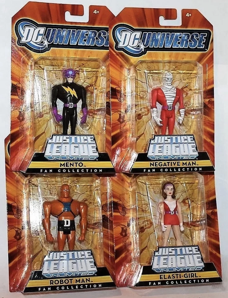 Liga de la Justicia Ilimitada DOOM PATROL Mento Elastigirl Negativo Hombre Robot Hombre Nuevo Foto 2 de 4