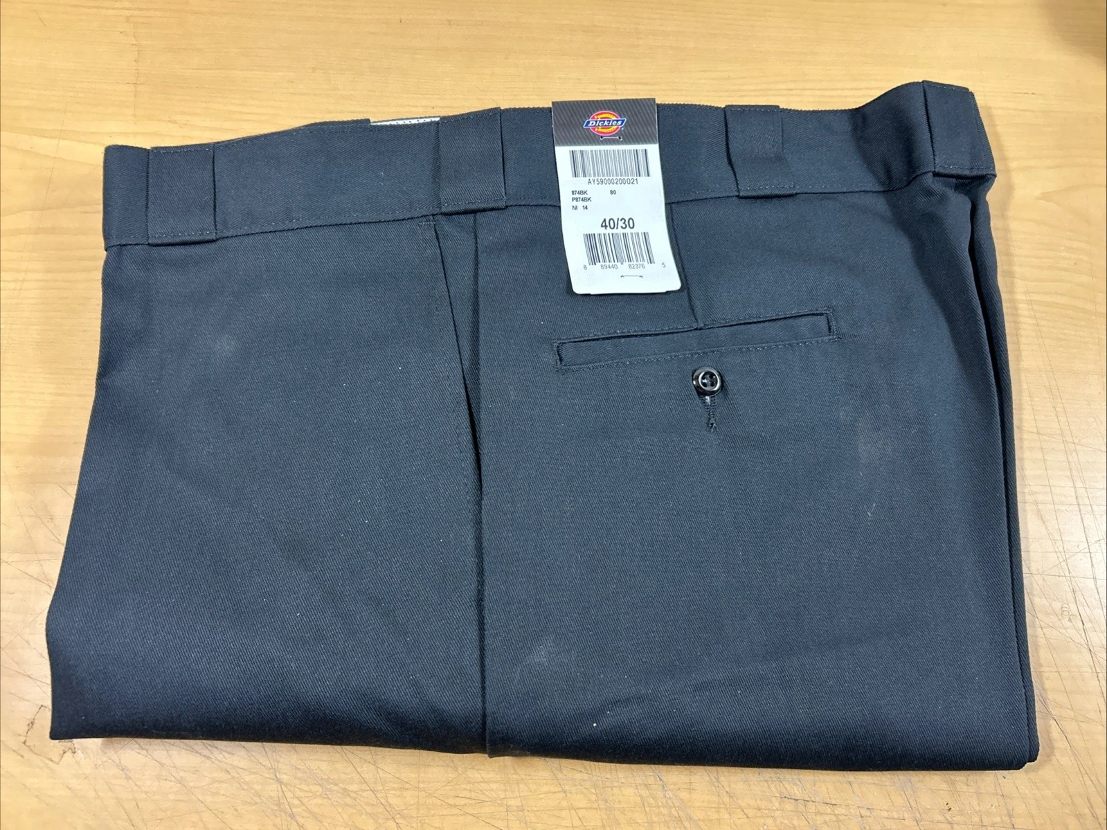 Dickies 874 Black Men's Pants 40/30 Original Work Pants (6507)