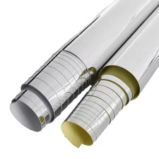 Mirror Wall Sticker TV Background Wall Sticker 0.5x2M Art Decal DIY Living Room