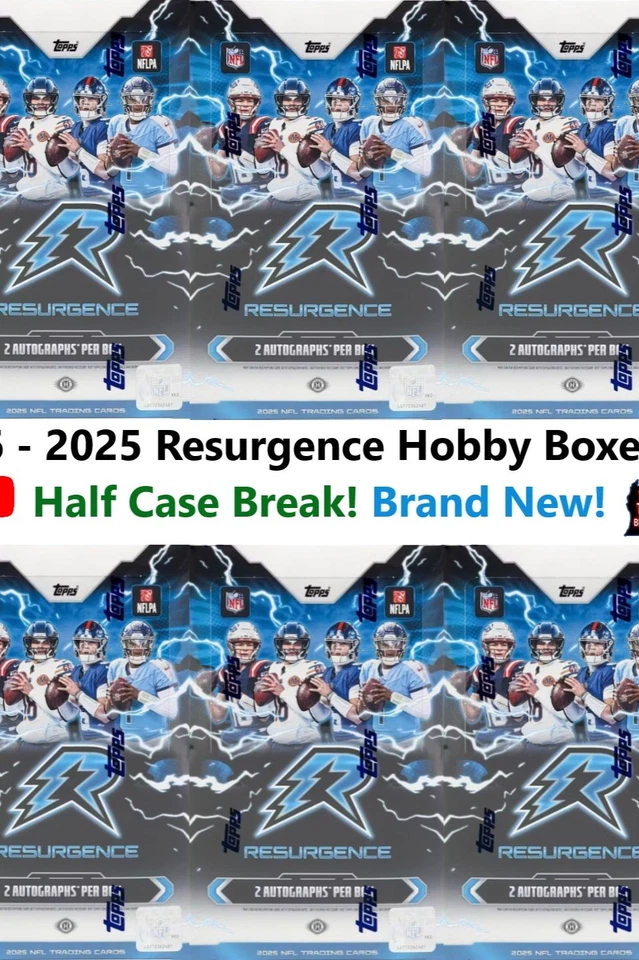Break #727 Topps Resurgence 2025 Hobby Box x6 Half Case