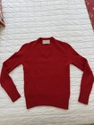 Vintage Yves Saint Laurent Red Ribbed Vintage Sweater Women’s  Size 40 (small) — photo 1