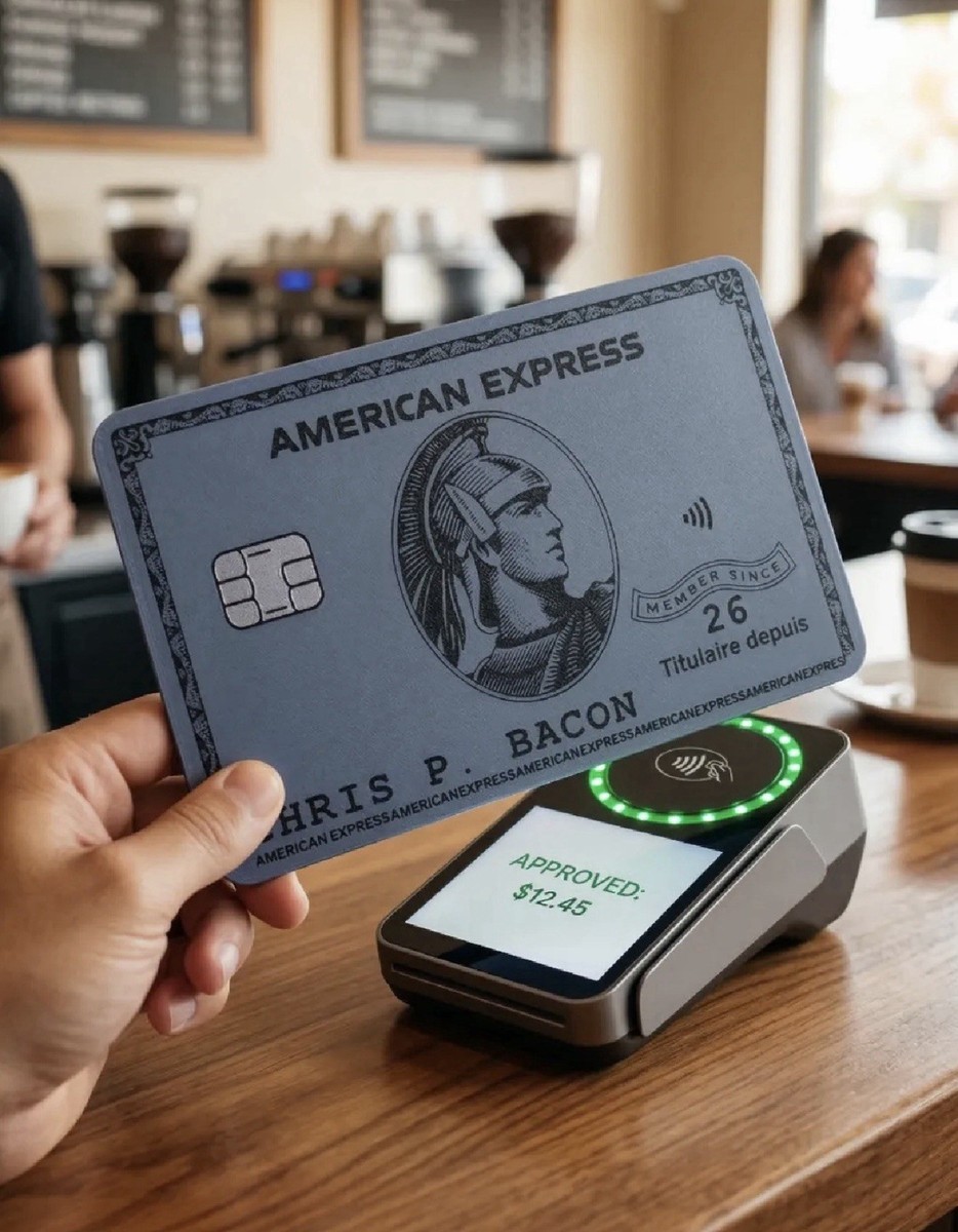 Giant American Express Credit Card | Tap & Pay with your name on
