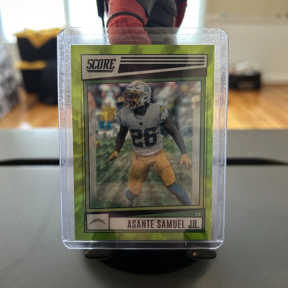 2022 Score - Asante Samuel Jr. #140 Electric /99 - Image 3 of 4