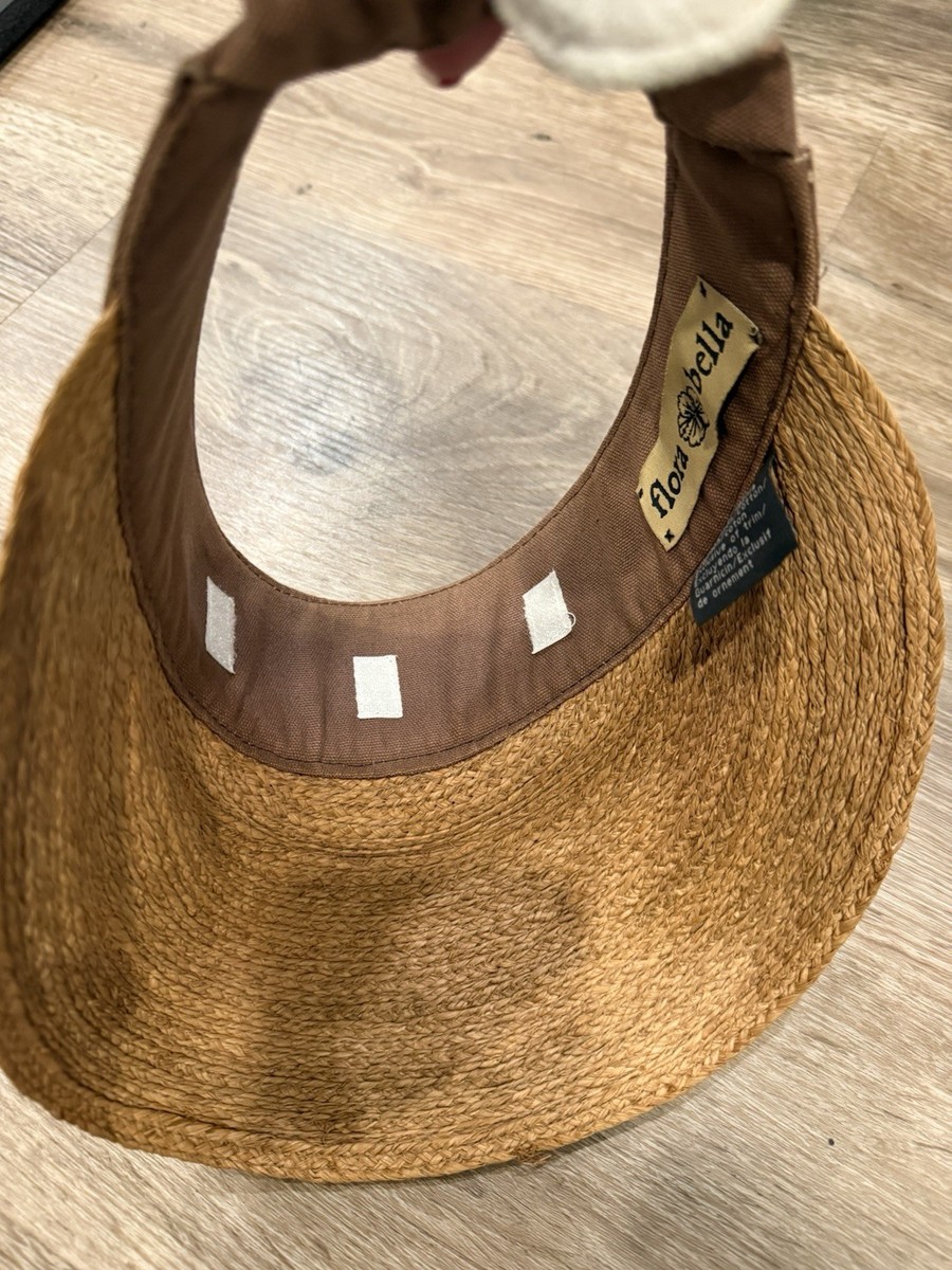 Flora Bella Women\'s Tan Straw Visor FLORA BELLA Women main image 3