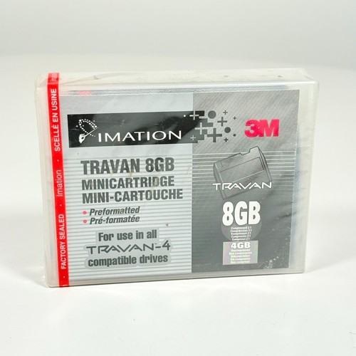 IMATION TRAVAN TR-4 DATA CARTRIDGE 4/8GB - BRAND NEW & SEALED - 第 1/3 張圖片
