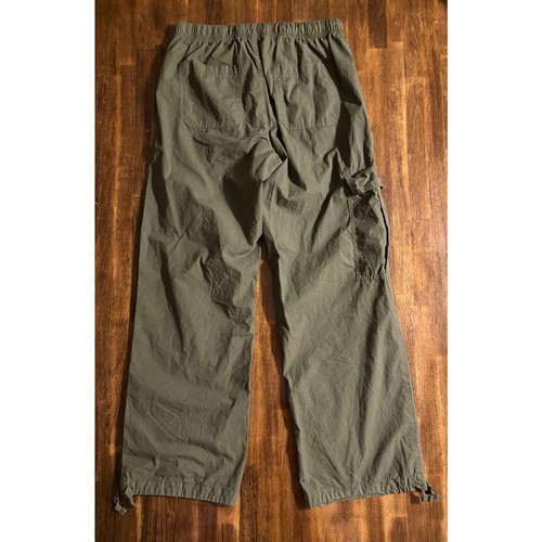 Aerie Women’s Medium Pants Cargo Wide Leg 100% Cotton Straight Baggy Relaxed Fit - Bild 4 von 12