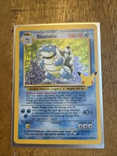 Carta Celebrazioni Pokémon TCG Blastoise 2/102 Edizione 25° Anniversario Nm