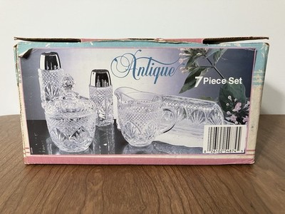 Vintage Luminarc  Antique  7 Pc. Table Service Set