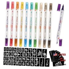 Temporary Tattoo Markers for Skin, 10 Body Markers  56 10 Count Pack of 1 