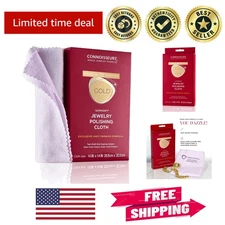 14x14 Inches Gold Jewelry Polishing Cloth - Ultrasoft Anti-Tarnish Care