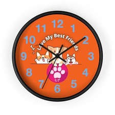 Pet Lover Wall Clock, I Love MY best Friend Pet, Unique Clock for Pet Owners
