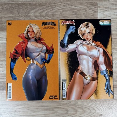 Power Girl 1 & 7 Cover C D Sozomaika Variants Card Stock DC Comics 2023 NM Lot 2