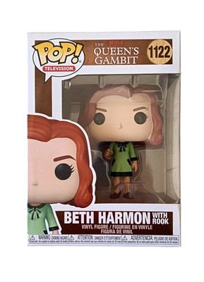 Funko Pop The Queen's Gambit Beth Harmon with Rook 1122 Figur Netflix Vinyl