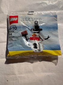 LEGO Creator Seasonal Snowman 30008 Polybag Set 44 Pieces Plastic Ages 6-10