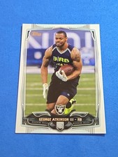 2014 George Atkinson III ROOKIE RC Topps #405