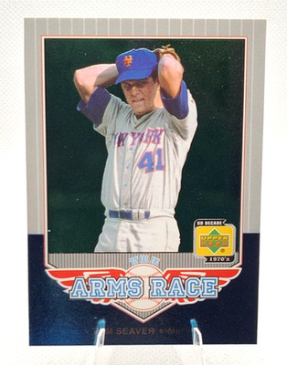 2001 Upper Deck Decade 1970's Arms Race #AR4 Tom Seaver Mets