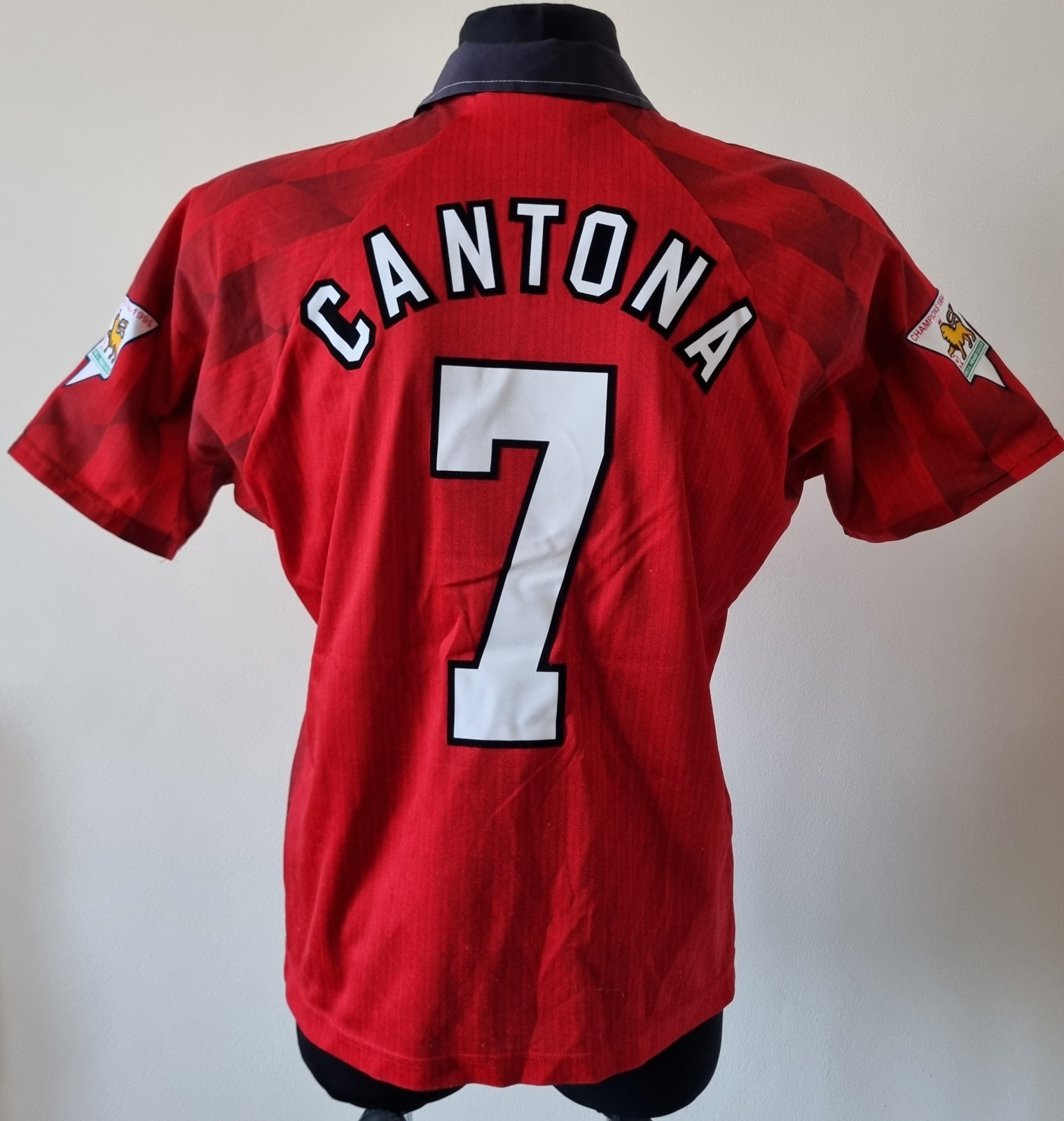 Vintage Manchester United 1996 1998 Home Shirt Umbro Cantona #7 Size M Jersey