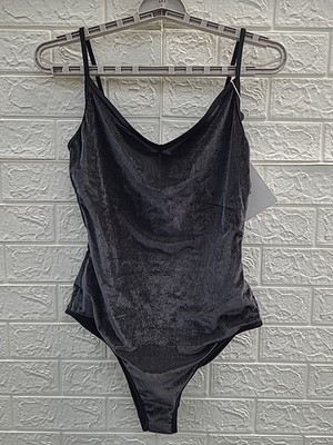 New Onia Jane One-Piece Velvet Ribbed Swimsuit Women's US Size L