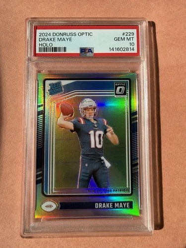 2024 Panini Donruss Optic - Rated Rookie Drake Maye #229 Holo Prizm (RC)