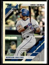 2019 Donruss #80 Adrian Beltre Career Stat Line /500