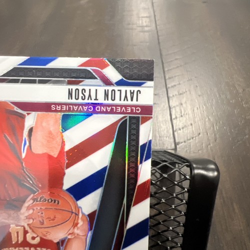 2024-25 NBA Panini Prizm Jaylon Tyson #228 (RC) Red White & Blue Prizm - Picture 5 of 6