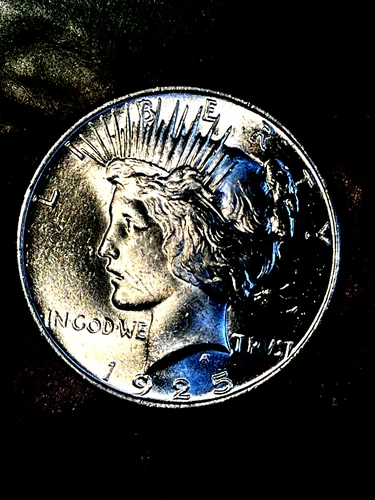 1925 P Peace Dollar A Pristine  Beautiful GEM BU start .99