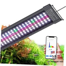 Bluetooth LED Aquarium Light with APP Control, 3 Modes 12W for 12-18 Inch Tank