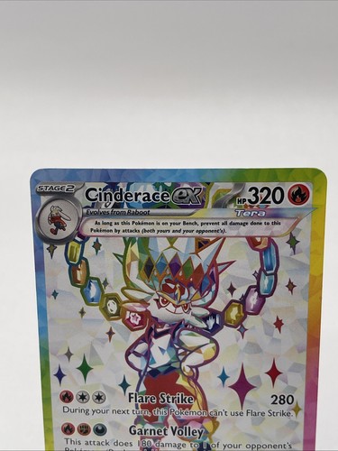 2024 Cinderace ex 157/142 Sv07: Stellar Crown Holo - Picture 2 of 5