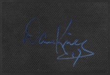Dave Krieg autograph signed index card