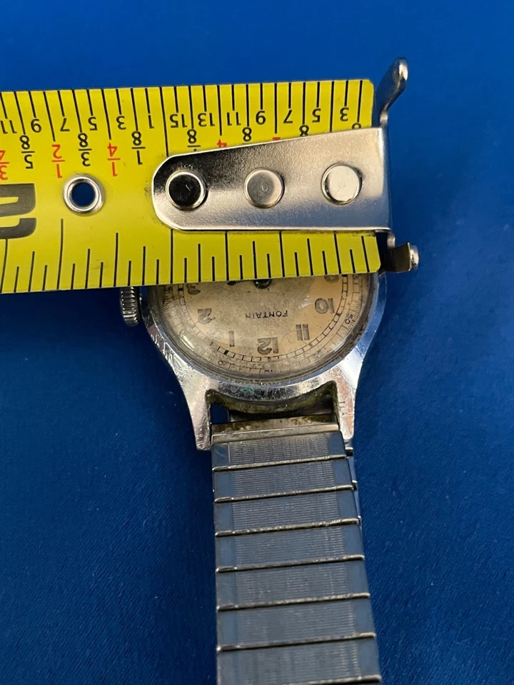 VTG Helbros Swiss  Wristwatch – Self-Winding 401 48  w/ Speidel Band - Image 2 of 4