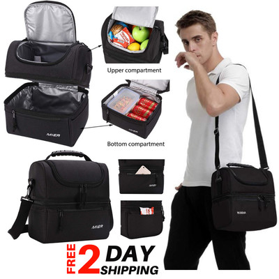 Lonchera Termica Grande Para Hombres Para Comida Merienda Almuerzo En El  Trabajo 689811252084 | eBay