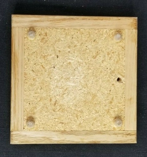 Vintage Deer Ceramic and Wood Trivet - Picture 4 of 4