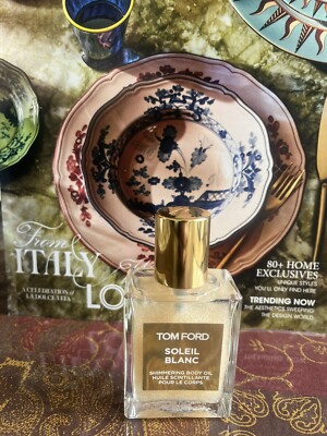 TOM FORD SOLEIL BLANC SHIMMERING BODY OIL GOLD - 1.5 OZ - NEW