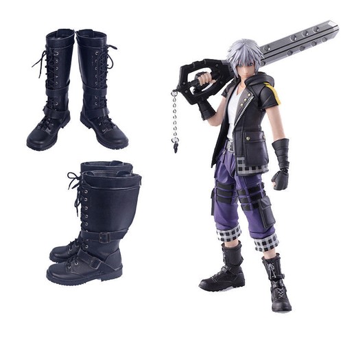 18 New Kingdom Hearts 3 Bring Arts Riku Cosplay Boots Shoes Halloween 584 Ebay